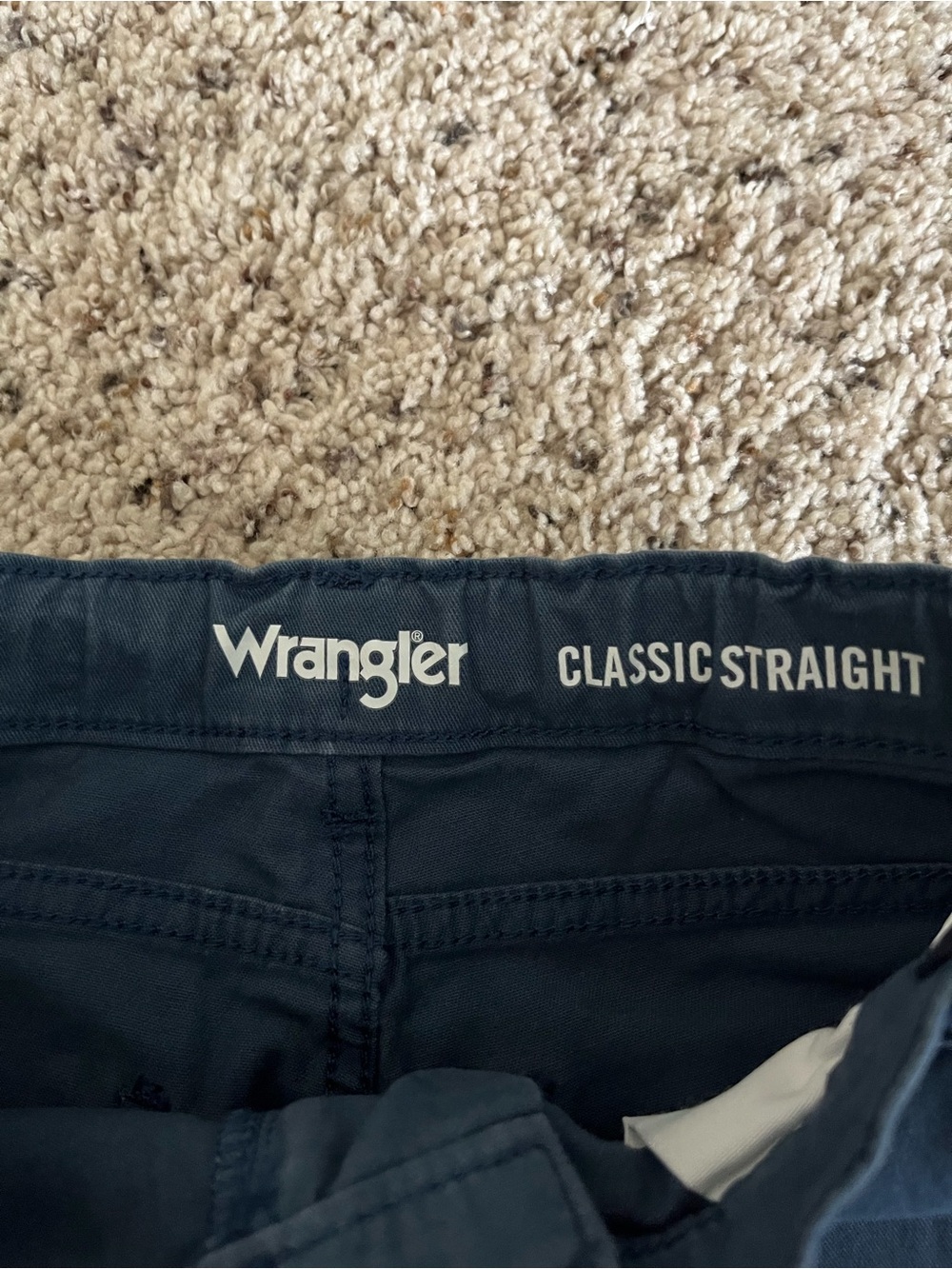 Wrangler Boys Straight Fit Cargo Shorts Navy Blue Size 10 Regular - Picture 3 of 3